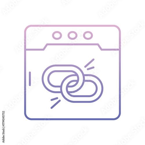 Web Link vector icon