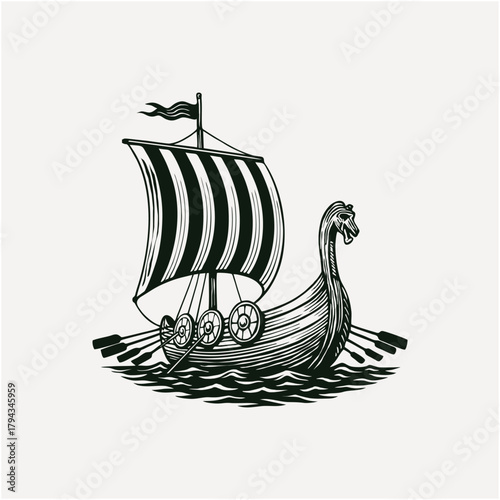 Viking Ship illustration