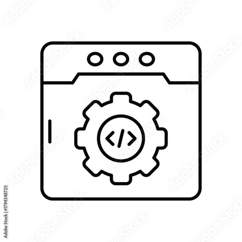Site Configuration vector icon