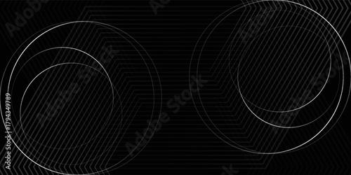 Abstract dark space with glowing dots shape decoration. Modern graphic modern nice line art texture modern simple good illustrations vector