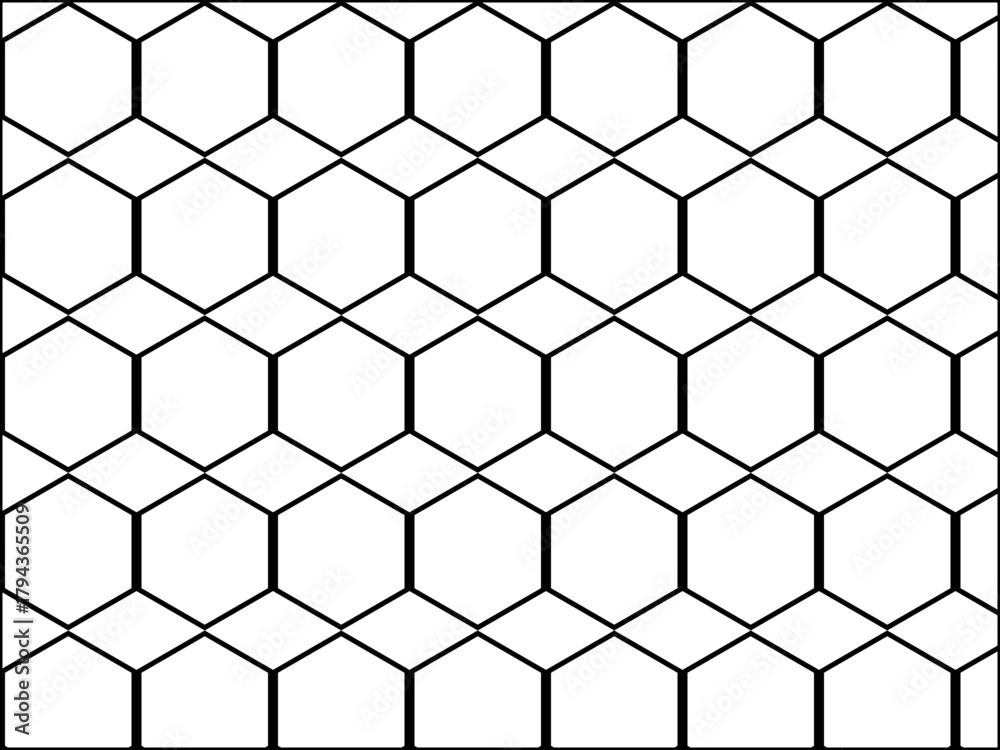 Naklejka premium seamless hexagon pattern