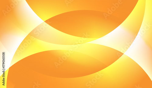 Shiny yellow glowing waves abstract elegant background