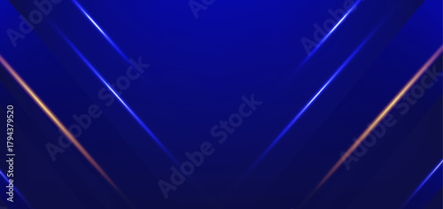 Modern Technology Background  Dynamic Glowing Light Stripes