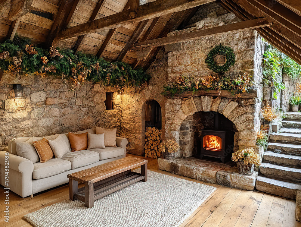 Naklejka premium traditional Irish Christmas