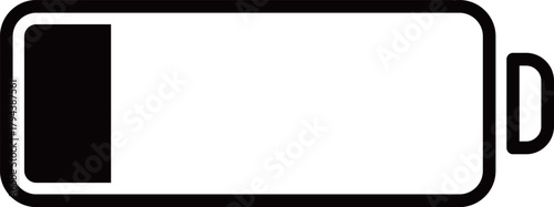 バッテリー・電池マークのフラットアイコン