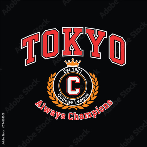 Tokyo College League Emblem Design