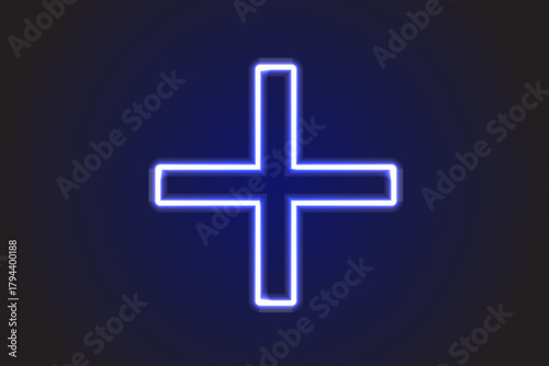 beautiful neon abstract design