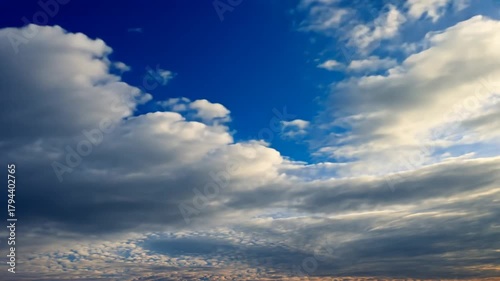 Clouds Moving Rapidly in a Circle in the Sky from Below