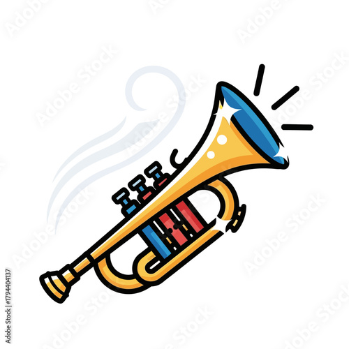 A vibrant rocket icon launching upwards, symbolizing a successful business startup, rapid growth, and project launch. Vector graphic for innovation