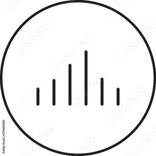 Continuous line sound wave music audio icon one art voice hand. Podcast wave line sound soundwave noise sketch drawn drawing doodle outline recording frequency vocal waveform microphone background