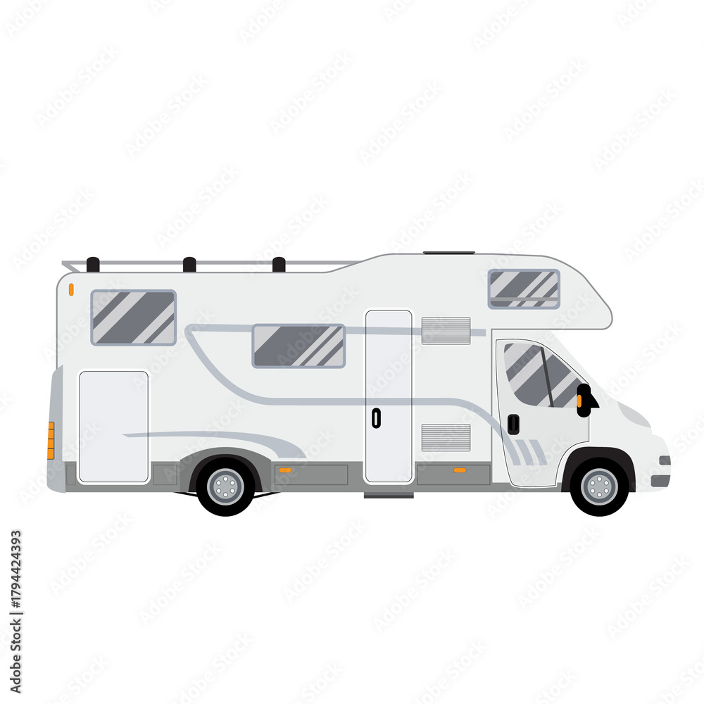 Naklejka premium Rv mobile home truck.