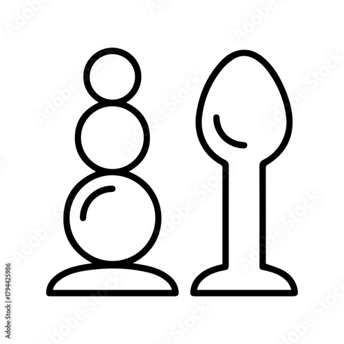 Adult toys icons