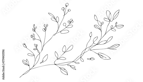 landscape of early spring with first blooms 