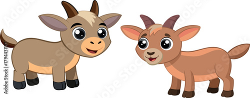  farm animal cartoon, goat character design, wildlife illustration art, kids learning vector, countryside pet artwork, adorable deer drawing, farm education artwork, wildlife care cartoon, eco friendl