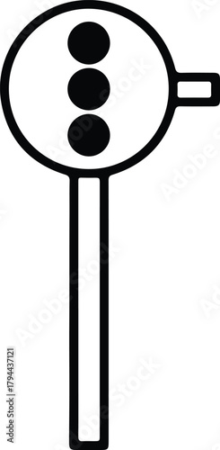 Illustrator Vintage microphone music broadcast studio recording Silhouette vector