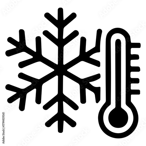 Cold Weather icon or logo isolated sign symbol vector illustration - high quality black style vector icons