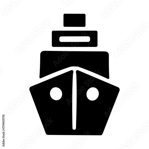 Ferry icon or logo isolated sign symbol vector illustration - high quality black style vector icons