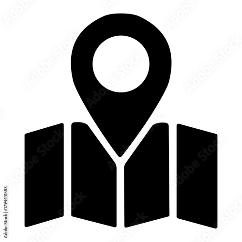 Location Marker icon or logo isolated sign symbol vector illustration - high quality black style vector icons