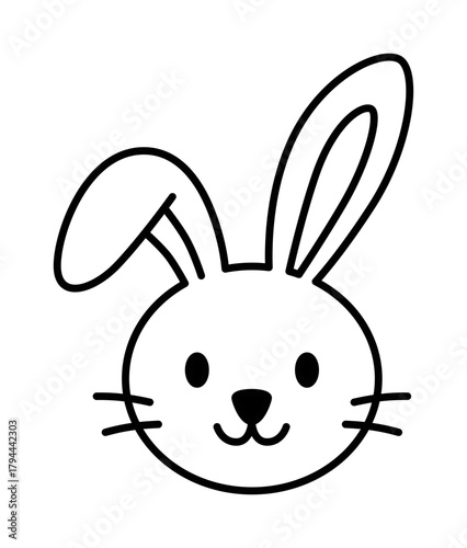 Niedlicher Hase oder Osterhase