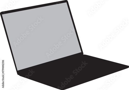 Black laptop