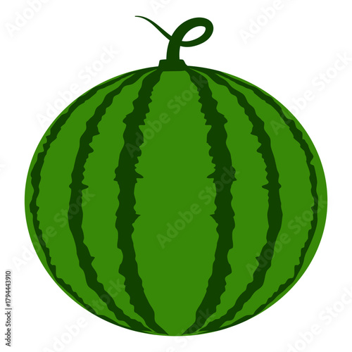 Fresh, vibrant watermelon illustration evoking summer sweetness and healthy eating, perfect for food blogs, recipe sites, and seasonal promotions