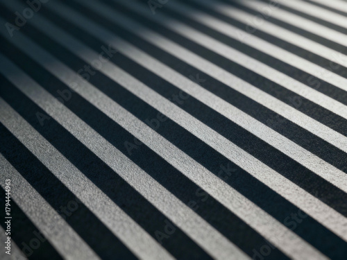 Diagonal Lines: A striking composition of light and shadow, highlighting an abstract pattern of parallel diagonal stripes.