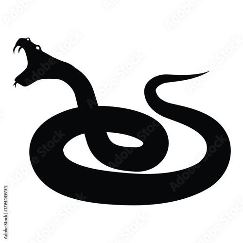snake silhouette 3