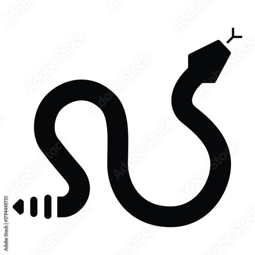 snake silhouette 2