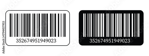 Damaged barcodes, crumpled QR code labels, product ID stickers with torn edges. Serial number badges, inventory barcode with peeling corner, pricing tags, ripped off package tracking codes vector set