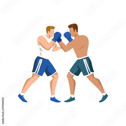 Boxing players
