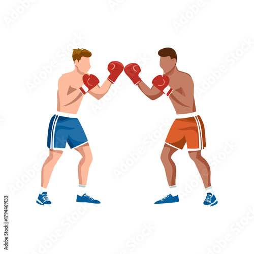 Boxing players
