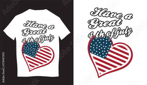 t shirt design in 4th july