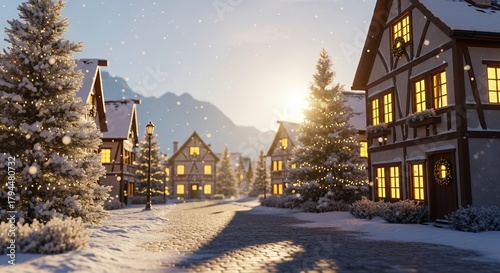 Christmas themed background