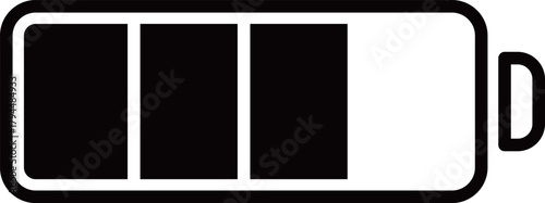 バッテリー・電池マークのフラットアイコン