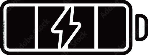 バッテリー・電池マークのフラットアイコン