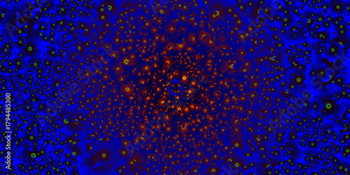 Bright blue water drops on glass texture with a light, clear pattern backdrop