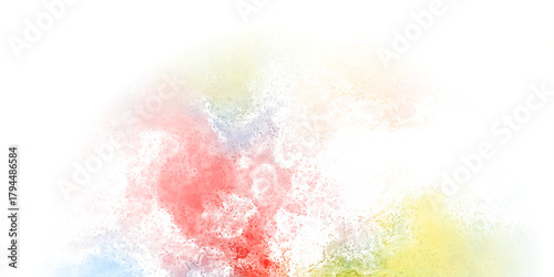 Light multicolor watercolor Background with Beautiful splash Sky grunge Texture. beauty smooth abstract sweet pastel cloudy on sky .Sky and clouds in pastel tones for graphic design or wallpaper.