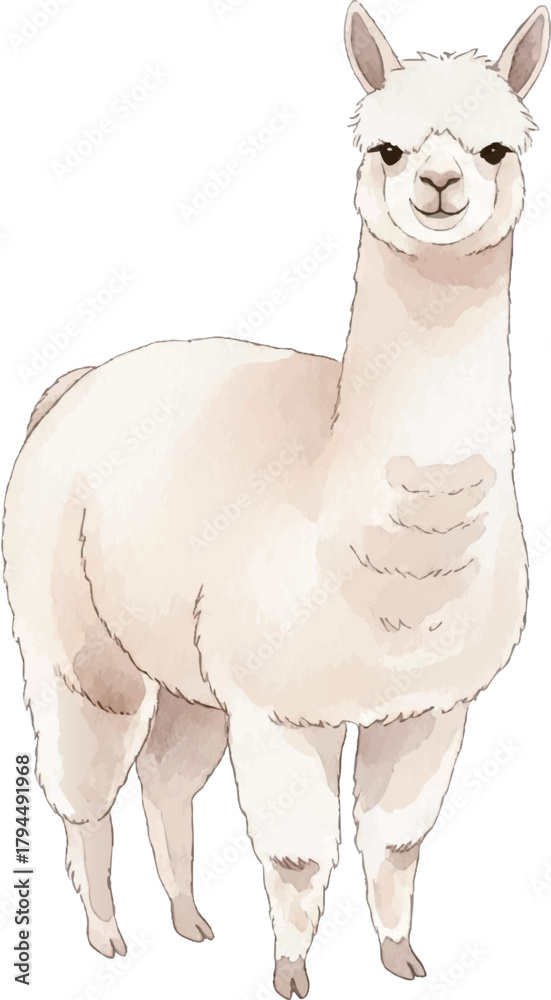 Naklejka premium アルパカ01