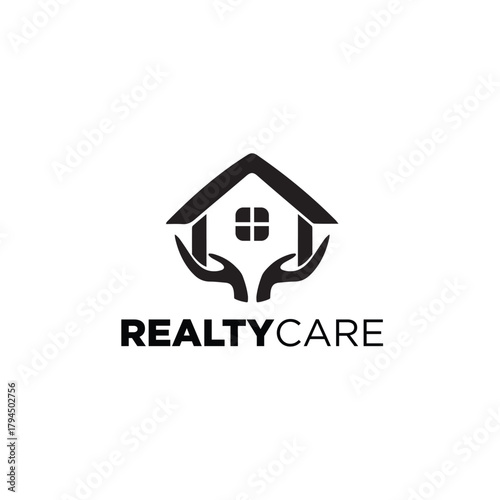 Realty Care Logo Vector Minimalist