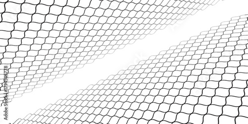Mesh texture for fishing nets. Seamless pattern for sportswear or soccer goal, volleyball net, basketball hoop, hockey, athletics. Abstract net background for sports