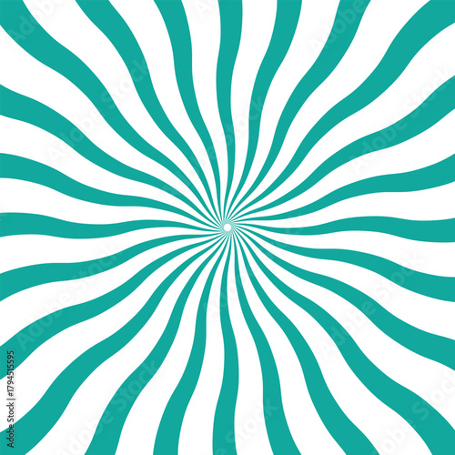 Abstract background with rays retro starburst. Spiral radial striped backdrop design. Sunset light retro design. Vintage sunrays swirl sun beam pattern. Funky ray elements, circle Spiral.