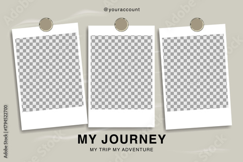 Create your unique travel story with this customizable multi-photo collage template