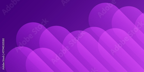 Modern banner purple background. eps10
