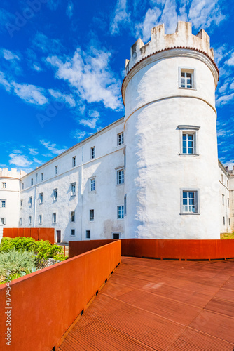 Old Frankopan castle in town of Kraljevica in Kvarner bay, Adriatic coast of Croatia