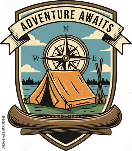 Vintage nautical background featuring classic sailing elements