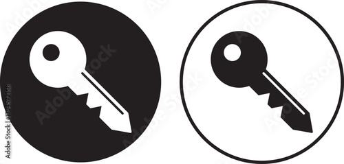 house key icon set. security symbol. Key vector icon. Key symbol. access account login password icons - house key icon security symbol
