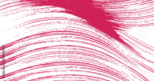 grunge paint element, Monochrome grunge texture. Brush strokes paint Isolated on white background, vector red line, grunge brush strokes ink paint.eps10