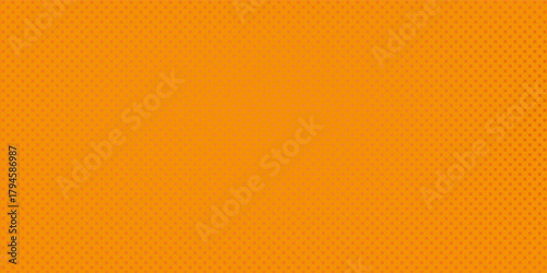 Dots halftone orange color pattern gradient texture with technology digital background. Dots pop art comics with summer background. modern orange dotted