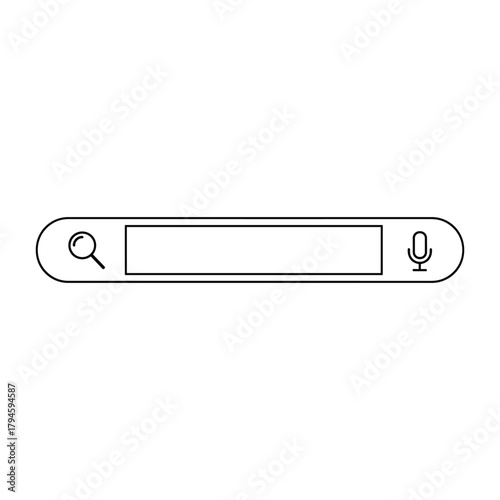 AI search icon set. Magnifying glass with generate symbol. Artificial intelligence technology concept. Icon element for app and web. Vector illustration. Magnifier or loupe sign. Editable stroke.