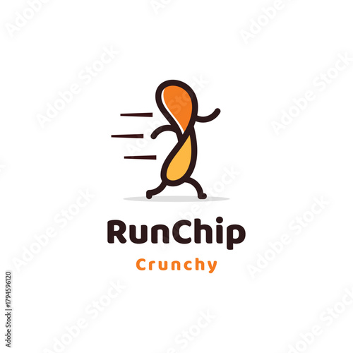 A modern logo that embodies energy and movement, ideal for fitness, sports, or tech brand identity and advertising.